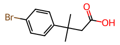 3-(4-Bromophenyl)-3-methylbutanoicacid