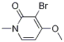 3-bromo-4-methoxy-1-methylpyridin-2(1H)-one