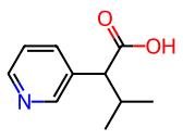 3-Methyl-2-(pyridin-3-yl)butanoicacid