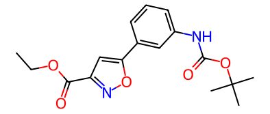5-(3-tert-butoxycarbonylamino-phenyl)-isoxazole-3-carboxylic acid ethyl ester