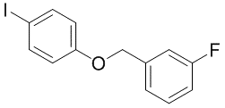 1-((4-iodophenoxy)methyl)-3-fluorobenzene