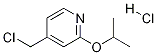 4-(chloromethyl)-2-isopropoxypyridine hydrochloride