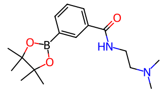 N-(2-Dimethylaminoethyl)-3-(4,4,5,5-Tetramethyl-1,3,2-Dioxaborolan-2-yl)Benzamide,1g