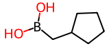 (Cyclopentylmethyl)boronicacid