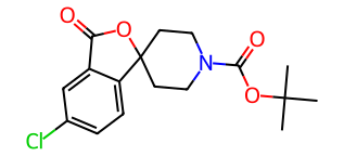 5-氯-3-氧代-3H-螺[异苯并呋喃-1,4-哌啶]-1-羧酸叔丁酯,1g