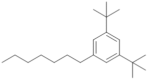1，3-di-tert-butyl-5-heptylbenzene