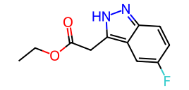 5-fluoro-1H-Indazole-3-acetic acid,ethyl ester,100mg