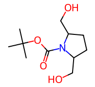 N-BOC-2,5-吡咯烷二甲醇,1g