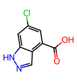 6-氯-1H-吲唑-4-羧酸