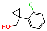 [1-(2-氯苯基)环丙基]甲醇,250mg