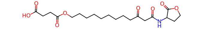 (S)-4-((10,12-二氧-12-((2-羰基四氢呋喃-3-基)胺)十二烷基)氧基)-4-羰基丁酸,1g