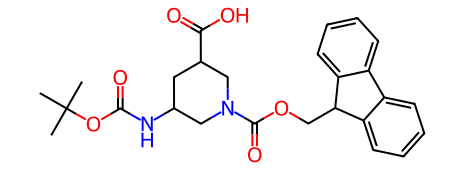 rel-(3R,5S)-1-(((9H-Fluoren-9-yl)methoxy)carbonyl)-5-((tert-butoxycarbonyl)amino)piperidine-3-carbox