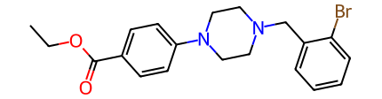 4-[4-[(2-Bromophenyl)methyl]-1-piperazinyl]benzoic Acid Ethyl Ester,5g