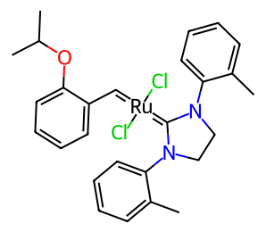 二氯[1,3-双(2-甲基苯基)-2-咪唑烷亚基](2-异丙氧基苯亚甲基)钌(II),500mg