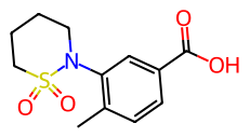 3-(1，1-Dioxido-1，2-thiazinan-2-yl)-4-methylbenzoicacid