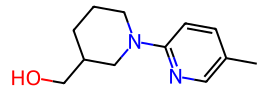 1-(5-甲基-2-吡啶基)-3-哌啶甲醇,500mg