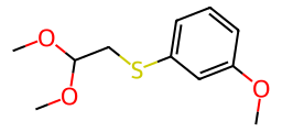 1-[(2，2-dimethoxyethyl)thio]-3-methoxy-Benzene