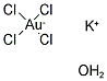 Potassium tetrachloroaurate(III) hydrate