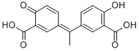 5-[1-(3-羧基-4-氧代-2，5-环己二烯-1-亚基)乙基]-2-羟基苯甲酸,1g