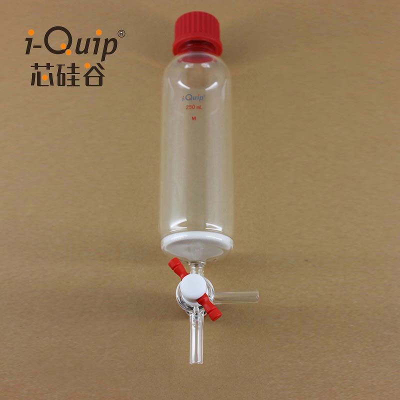 10ml多肽固相合成管 外径:20mm;螺纹口:14;砂板孔隙度:G2;带T型四氟节门