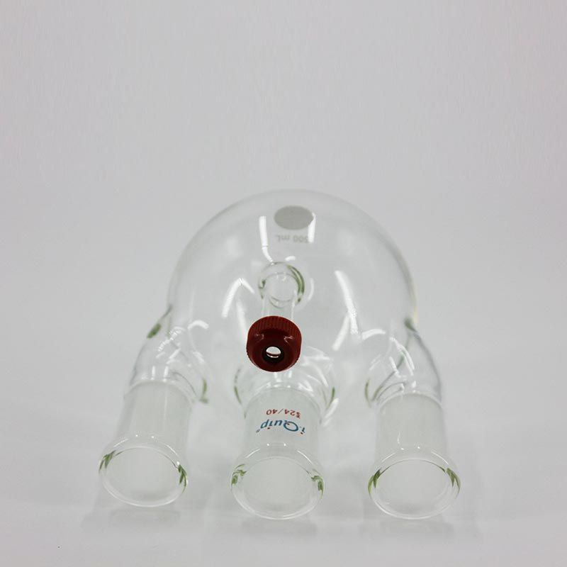 1000ml侧边具螺纹的四口圆底烧瓶 主口:45/50;侧口:24/40