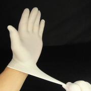 乳胶手套 无粉，表面防滑处理，不粘胶，舒适牢固，Small  100只/盒，10盒/箱