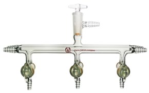 Aldrich® dual bank manifold with glass stopcocks and vacuum-gauge port 1 EA