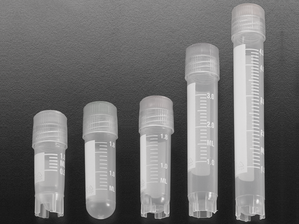 CRYOVIAL(R) 1.2ml冻存管，12.5 x 43mm，PP，带支持边，带刻度，灭菌，无DNA酶、RNA酶，无热原，无DNA 100/PK