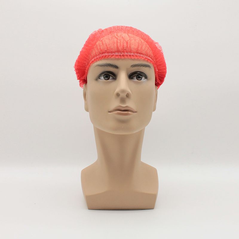 无纺布条形帽 材质:PP无纺布;颜色:红色;尺寸:21英寸,L码;重量:10g/m2;类型:双筋 100个/包,10包/箱