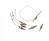 毛细管管线工具包，0.12 mm 内径，不锈钢软管，包括 6 个毛细管软管，带接头：3 x 105 mm，2 x 35 mm，1 x 280 mm；螺帽、前密封垫圈和后密封垫圈，10/包
