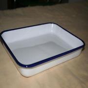 搪瓷方盘   30＊40cm