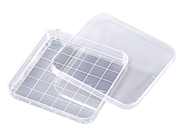 一次性细菌培养皿，100x15mm，PS，方形，灭菌，无DNA酶、RNA酶 10/PK