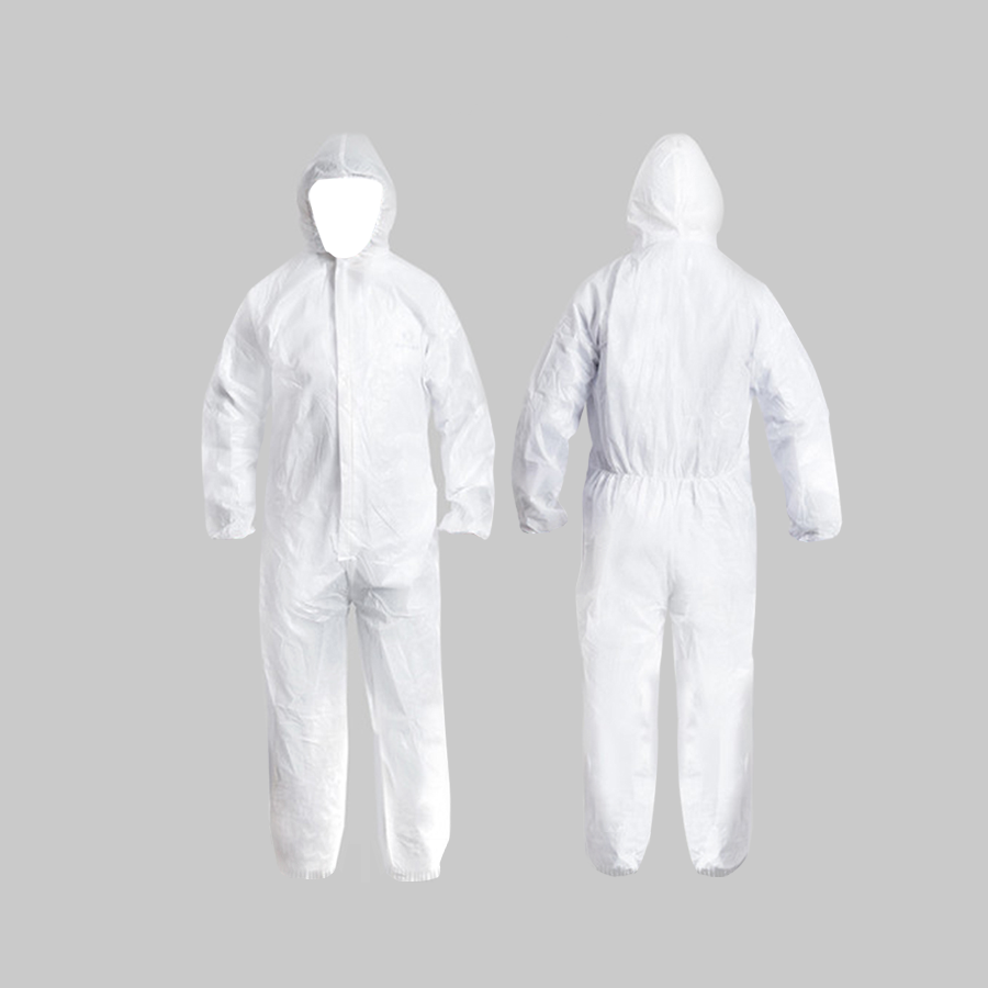 一次性防尘连帽连体式隔离防护服  XL
