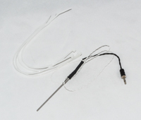 Vessel temperature probe with 2.5mm phone jack connector, used with 7000 and 7010 Apparatus 1/2 test