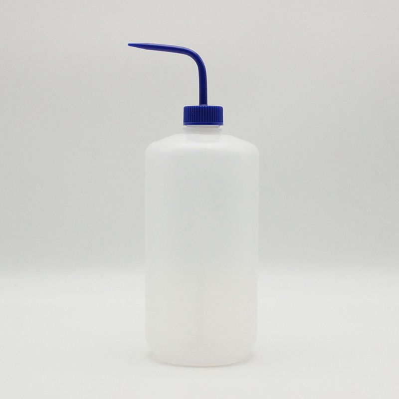 500mlLDPE塑料洗瓶 瓶盖红色;高:210mm;瓶身直径:72mm;上口直径:25mm 6个/盒