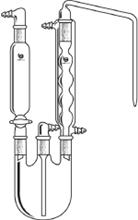 M-W Inlet Adapter w/Bubbler Tube 24/40