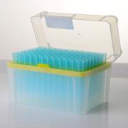 100-1000ul吸嘴 蓝色，带刻度，盒装灭菌  96支/盒，10盒/组，5组/箱