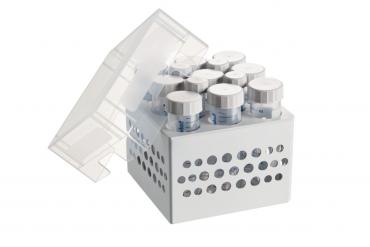 储存盒 3×3,可放置9个50mL离心管和4个15mL离心管，2个，高5.0mL离心管127mm，5英寸，聚丙烯材料，可耐受5.0mL离心管-86°C，可高温高压灭菌，带盖子并具有数字字母标识 2个/