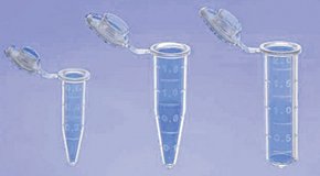 Microcentrifuge tubes, extended capacity 1000 EA