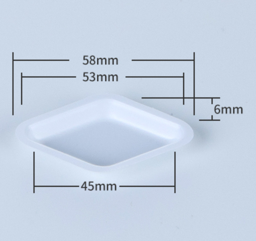 称量盘菱形（小号白色）    250只/袋（4袋/盒） 30000只/箱