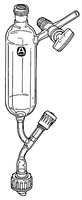 Addition funnel with Rotaflo® stopcock, and glass stopcock on side-arm 1 EA