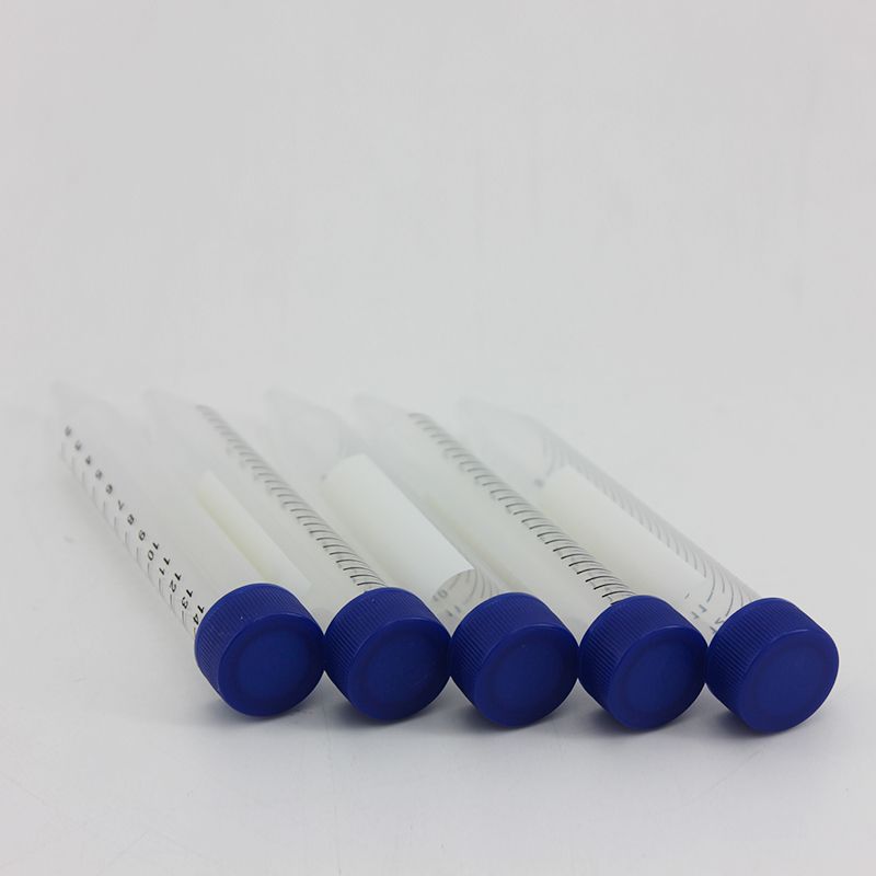 15ml离心管(平盖),PP,尖底式 外径×长度:17×121mm;最大离心力:9000×g;已灭菌，包装类型:散装 50只/包,10包/箱