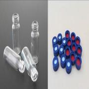 2mL样品瓶   8mm 透明螺旋口样品瓶，带标签  100个/盒
