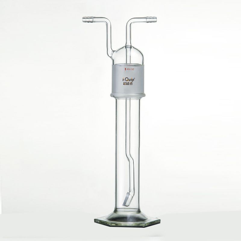 500ml气体洗瓶,具砂板 高度:380mm砂板孔隙度:X-C磨口:45/50