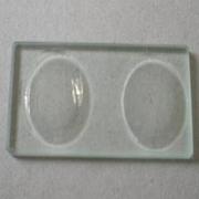 5mm厚双凹载玻片 圆孔深度2.2-2.6mm