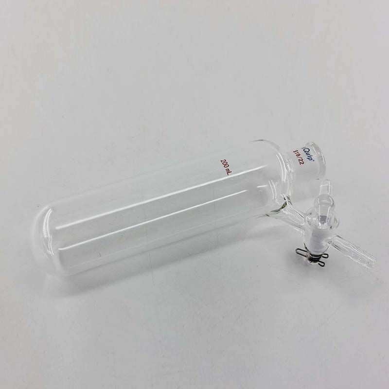 10ml反应管,带磨口及2mm可互换标准玻璃节门 磨口:14/20