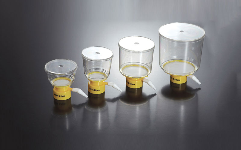 0.45μm 1000ml 过滤器上杯 PVDF聚偏氟乙烯膜 1只/包，24只/箱