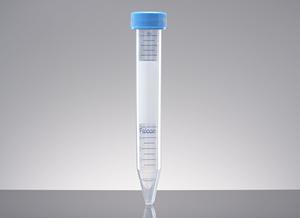 15mL离心管 高透明度聚丙烯锥底 50个/架，500个/箱