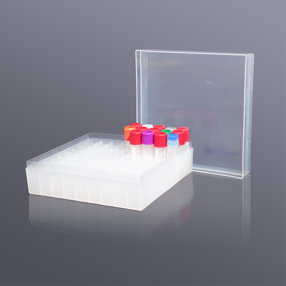 2ml塑料冻存盒 Plastic，Cryogenic Box   81格