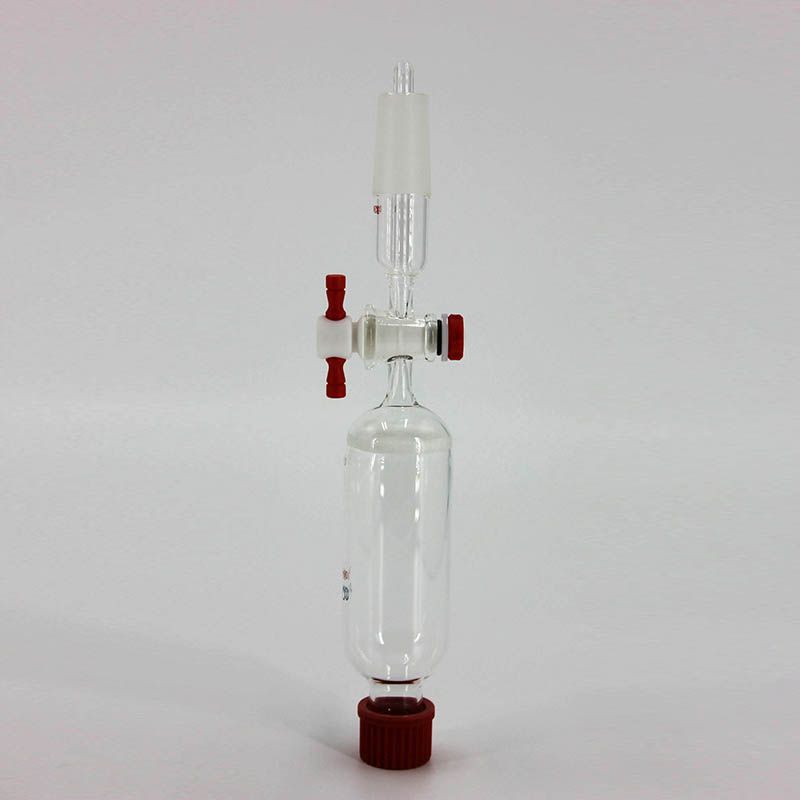 10ml多肽固相合成管 外径:20mm;螺纹口:14;砂板孔隙度:G3;带下磨口和T型四氟节门